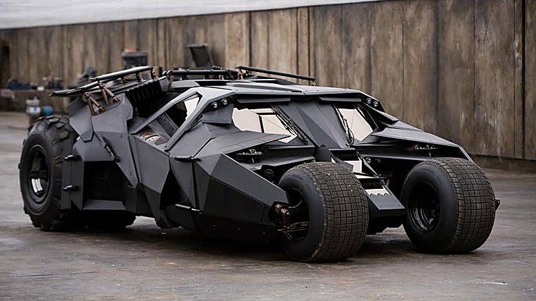 Réplica del coche que aparece en tres películas de Batman